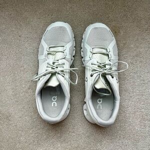 On Cloud Running White Sneakers